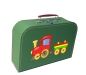 Preview: Pappkoffer mit bunter Lokomotive Kinderkoffer