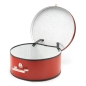 Preview: Hutkoffer Hutschachtel rot 50 cm