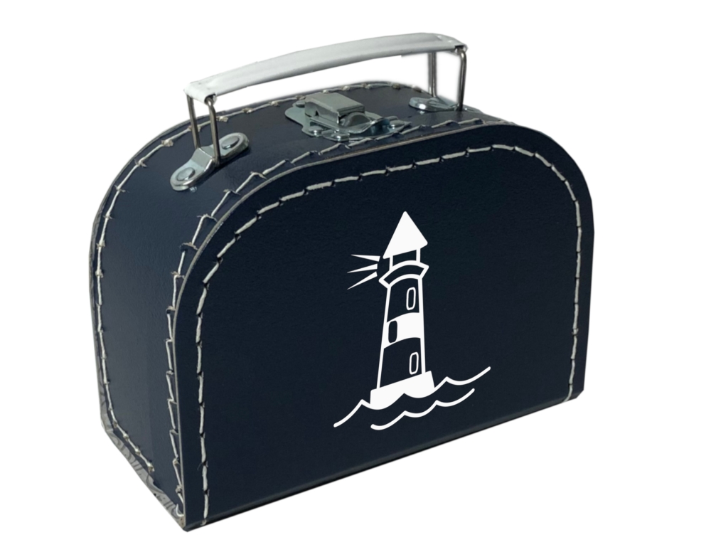 Pappkoffer Leuchtturm