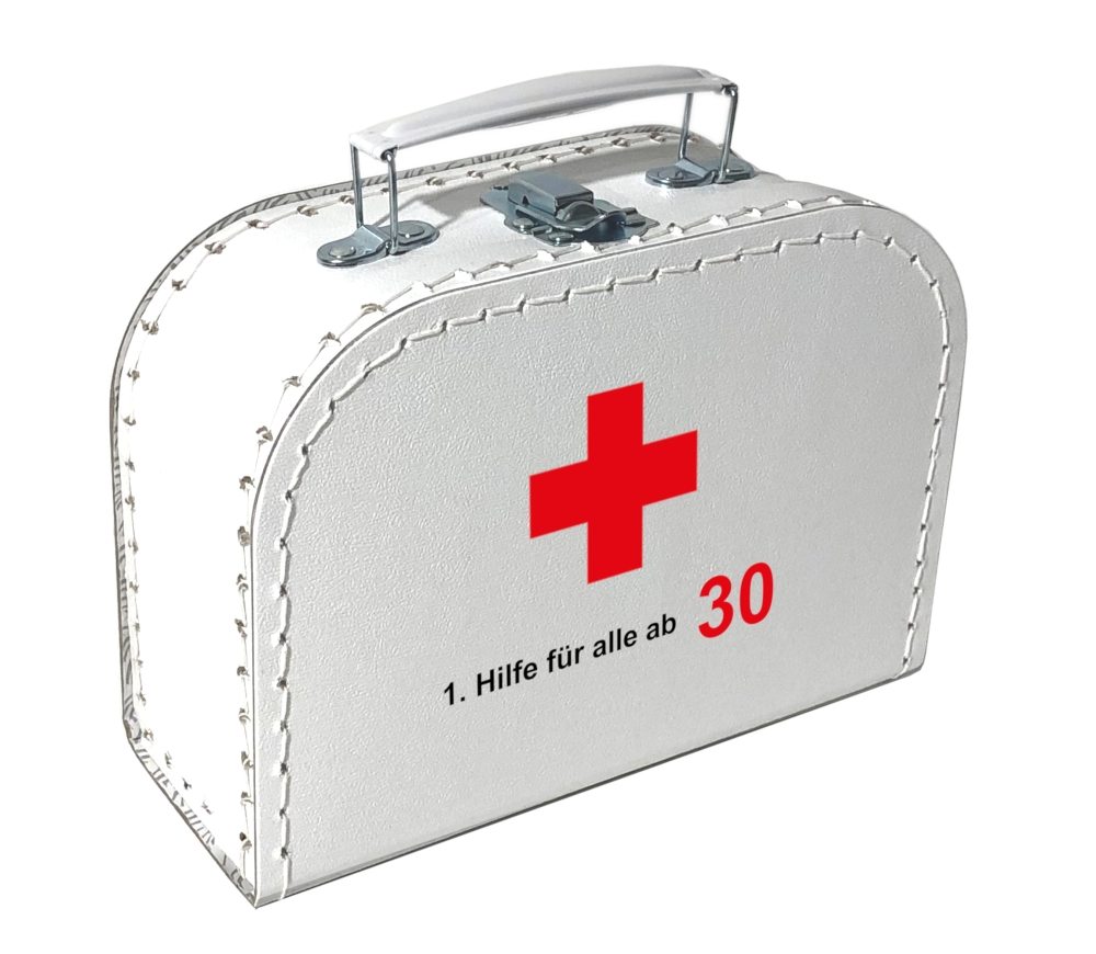 Pappkoffer 30. Geburtstag