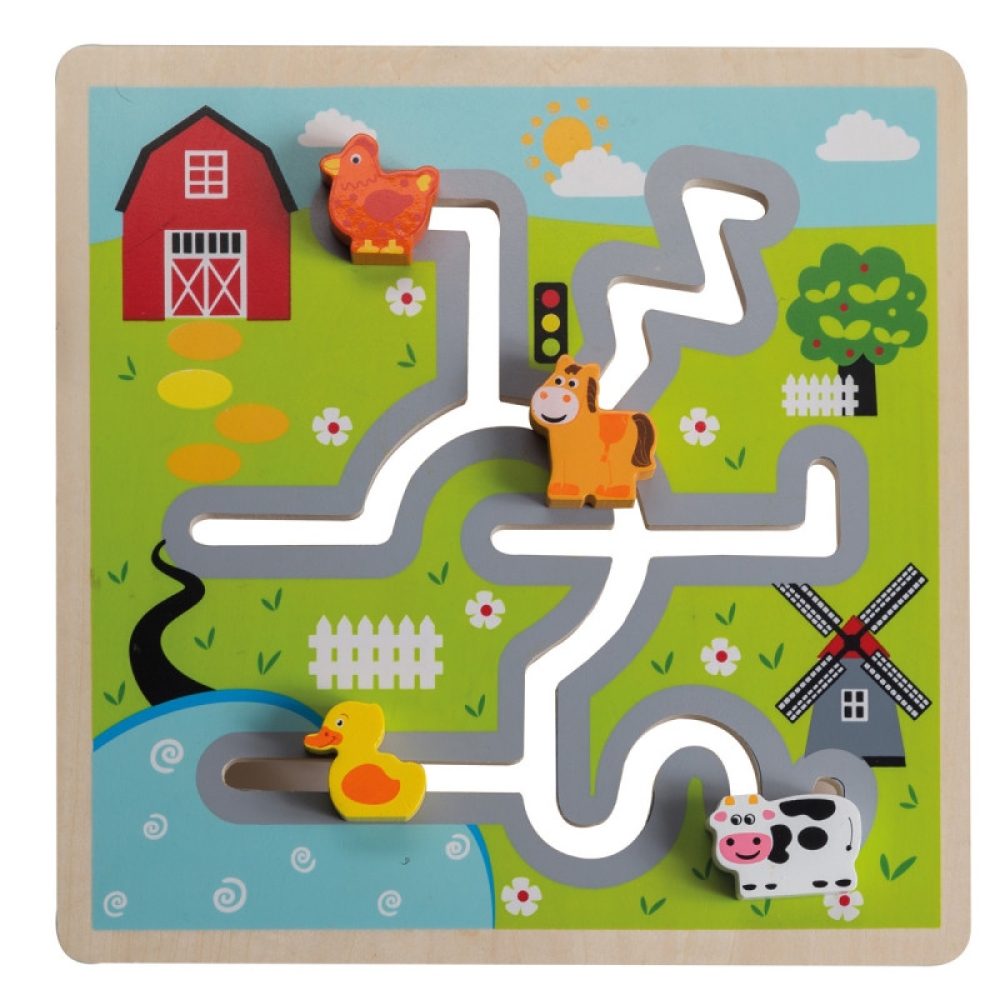 Schiebepuzzle aus Holz ab 1 Jahr
