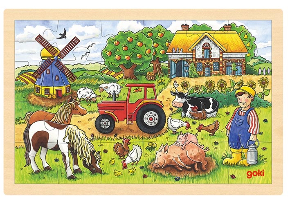 Holzpuzzle Müllers Farm