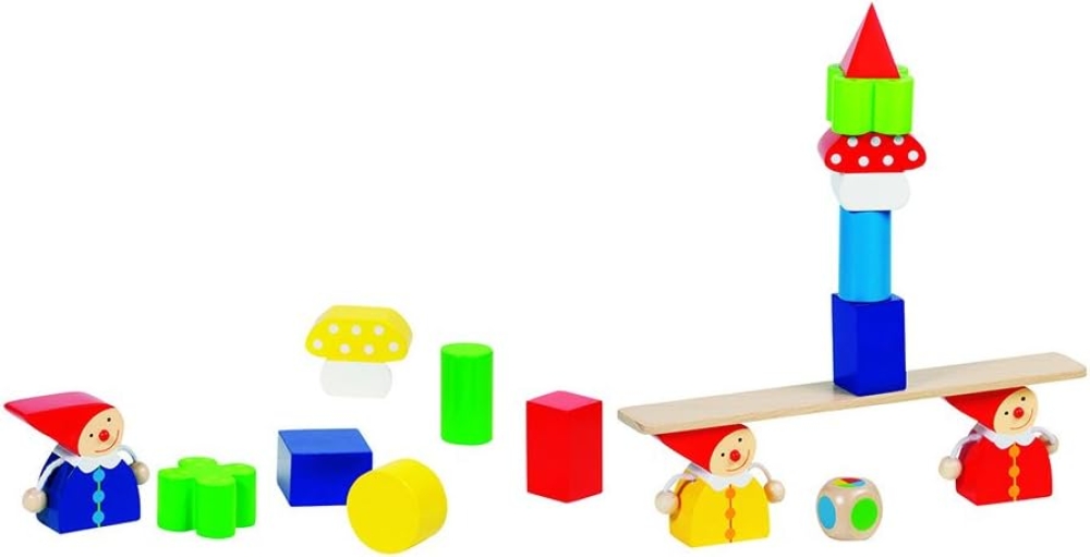 Balancierspiel Drei Zwerge Stapelspiel Holz