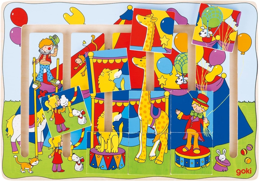 Schiebepuzzle Zirkusvorstellung