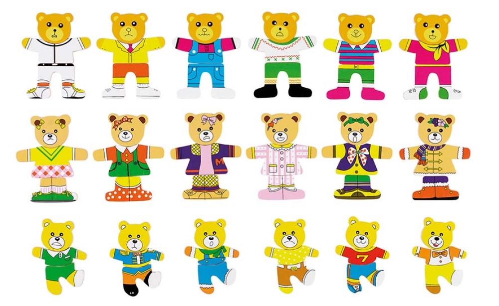 Anziehpuzzle Bärenfamilie