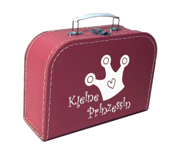 Pappkoffer Kleine Prinzessin mit Krone
