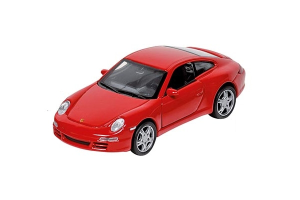 Porsche 911 (997) Carrera S rot Modellauto Welly