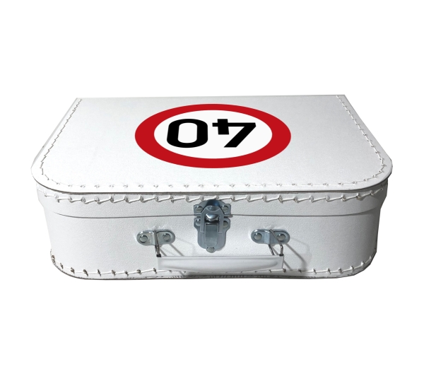 Pappkoffer 40. Geburtstag