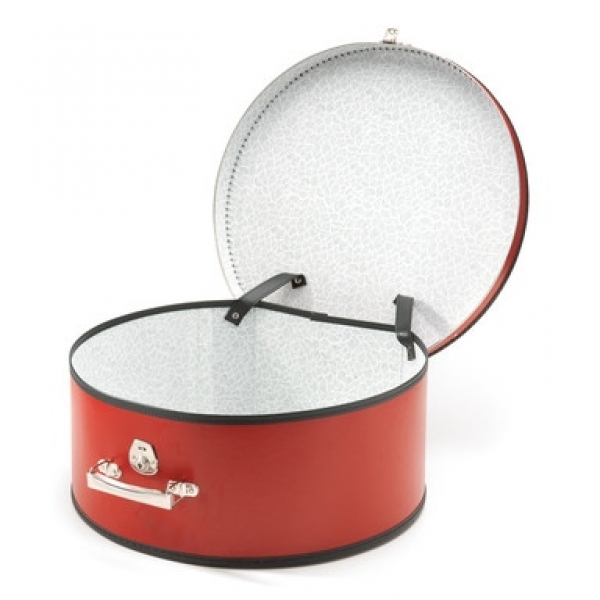 Hutkoffer Hutschachtel rot 50 cm