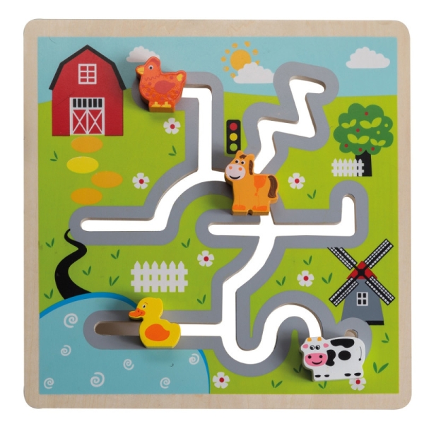 Schiebepuzzle aus Holz ab 1 Jahr