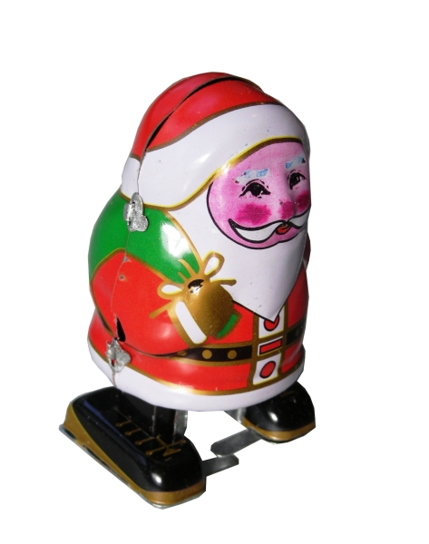 Nikolaus Blech zum Aufziehen