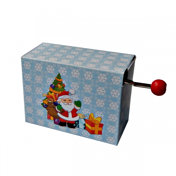 Kurbelwerk Spieluhr - Morgen kommt der Weihnachtsmann