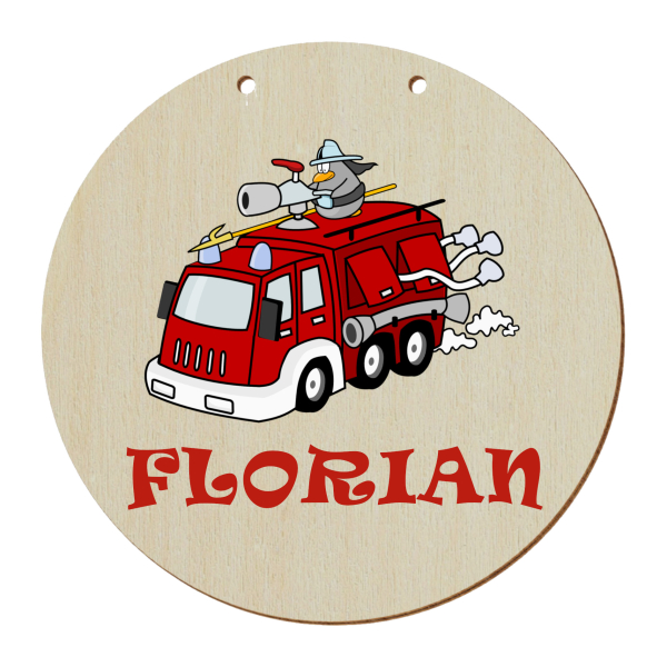 Türschild Feuerwehr