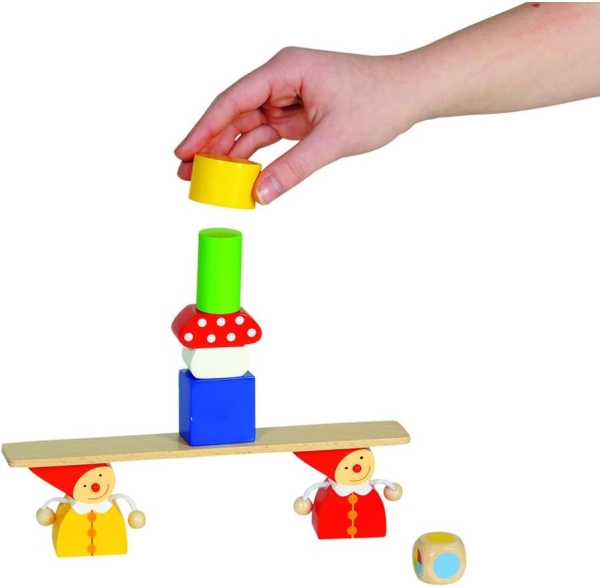 Balancierspiel Drei Zwerge Stapelspiel Holz