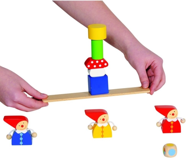 Balancierspiel Drei Zwerge Stapelspiel Holz